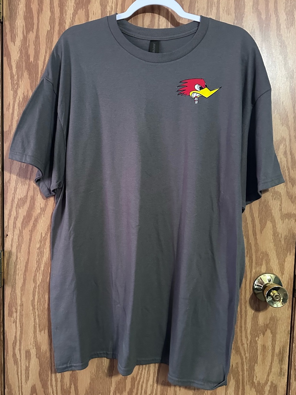 Men's Gray Crewneck Rat Trap T-Shirt 100% Cotton Size XL
